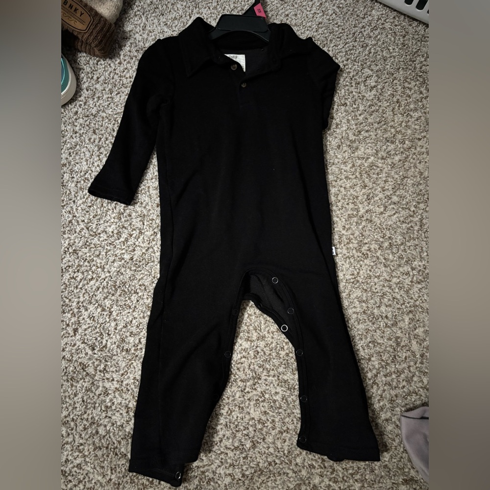 Little Sleepies Classic Black Romper